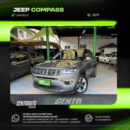 JEEP COMPASS 2.0 16V FLEX LIMITED AUTOMÁTICO JEEP COMPASS 2.0 16V FLEX LIMITED AUTOMÁTICO